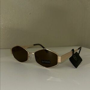 House of Harlow 1960 Gold Sunglasses